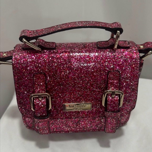 kate spade Handbags - Kate Spade Pink Glitter Crossbody Bag